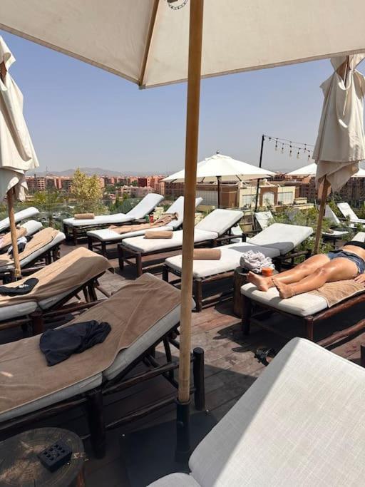 Appartement Centre Gare Gueliz Chic Et Cosy De Marrakech Marrakesh Ngoại thất bức ảnh